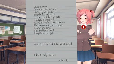 doki doki natsuki|Création de Poème 